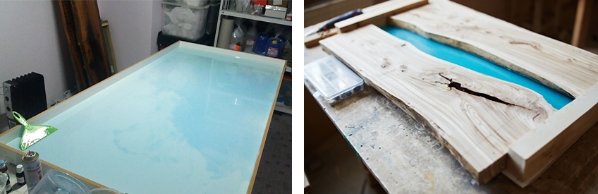 how to make resin table