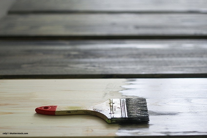 how to remove paint from hardwood floors