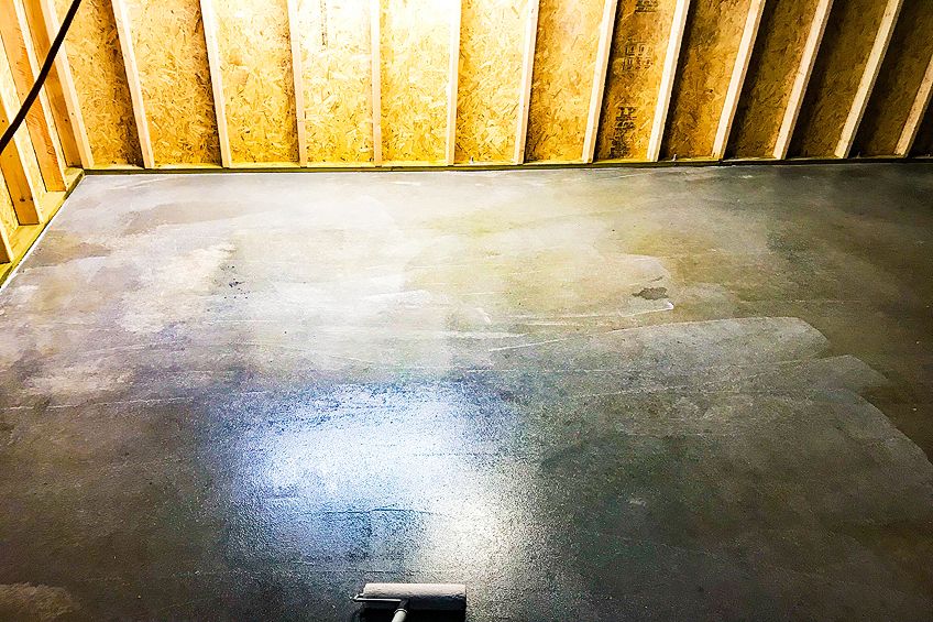 Etching Garage Floor