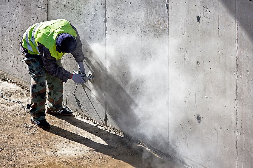 How to Get Spray Paint off Concrete by Grinding