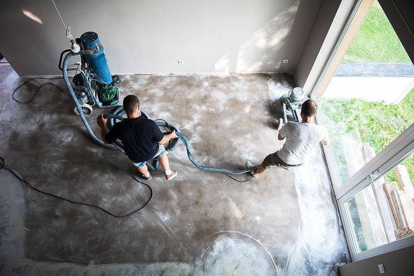 How to Sand Concrete