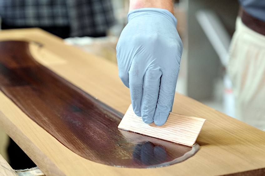 Gel Medium Seals Acrylic on Wood