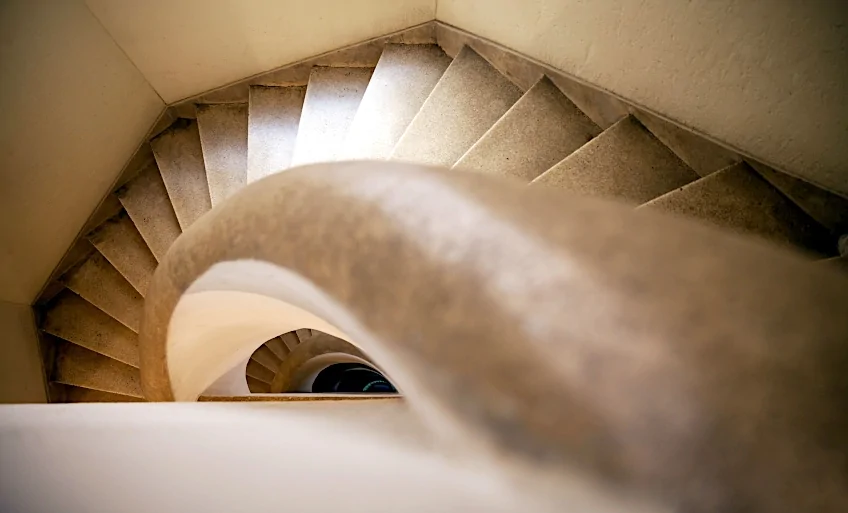 Limestone Staircase