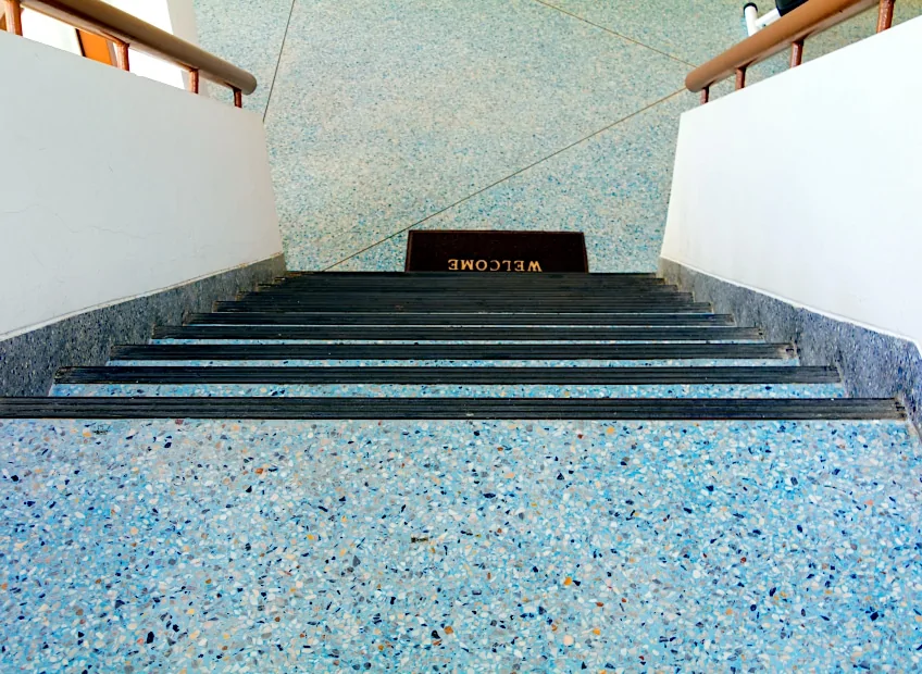 Terrazzo Floor and Stairs