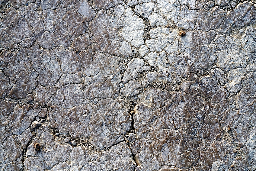 Small Cracks in Concrete Driveway