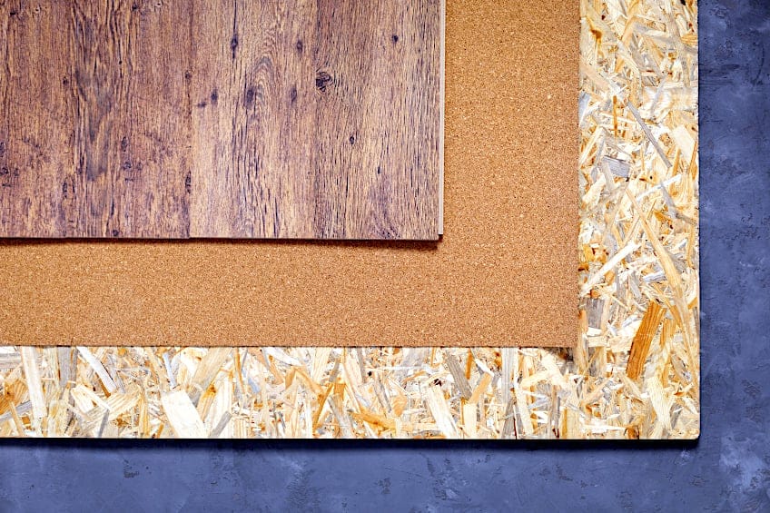 OSB with Laminate Types of Particle Board