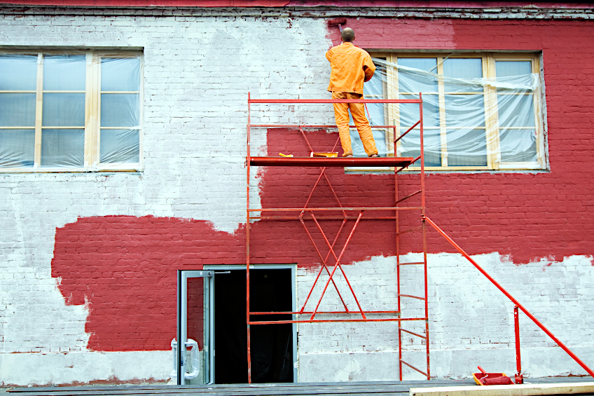 Painting Exterior Brick Bright Colors
