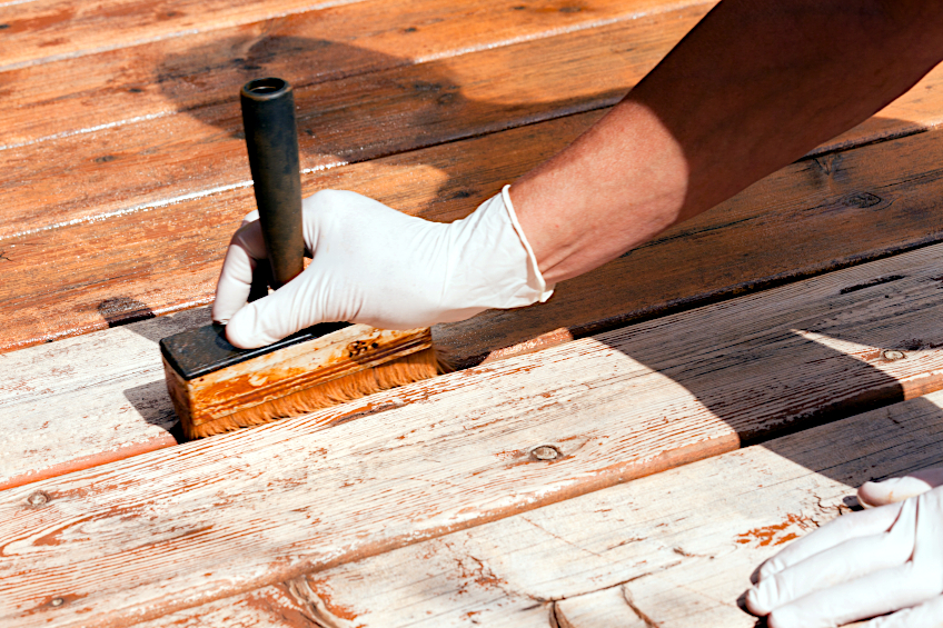 Protect Wooden Decking with Stain