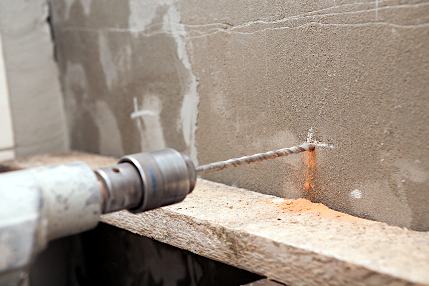 Concrete Glue Eliminates Drilling