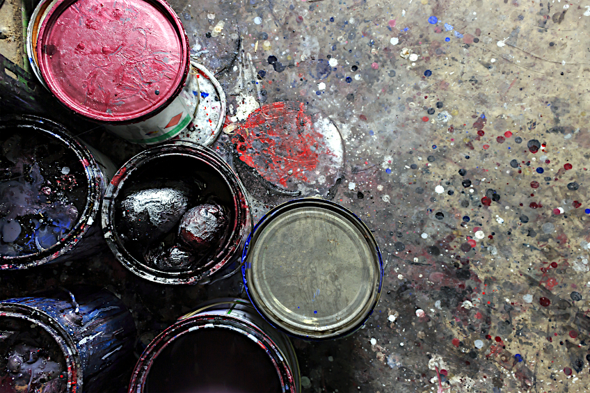 Old Paint in Cans