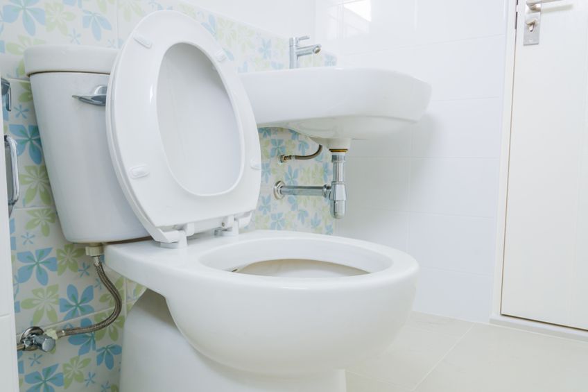 How to Paint Behind a Toilet Removed