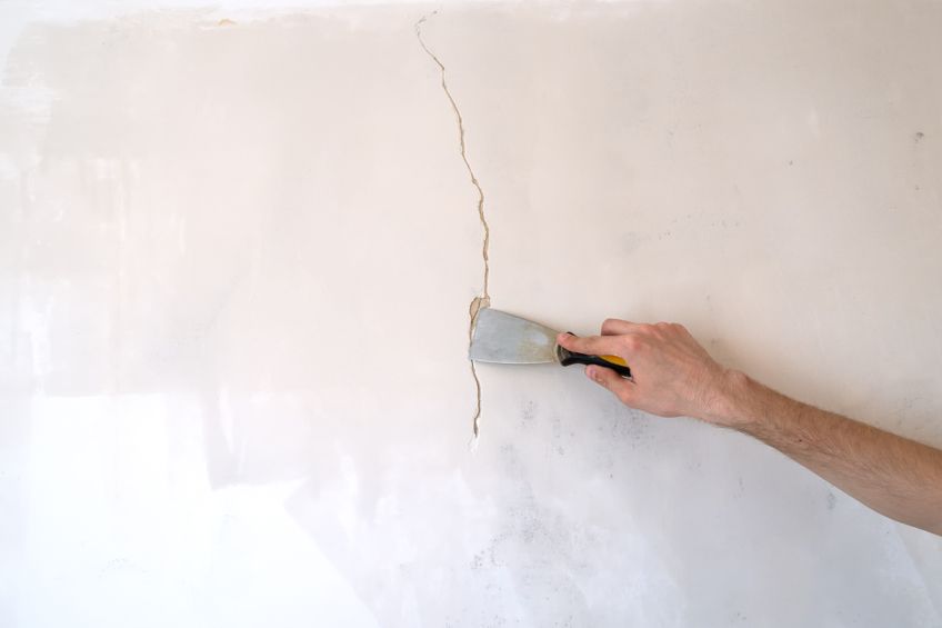 Repair Cracks Before Painting Walls