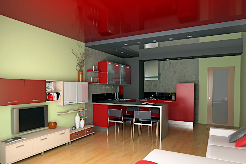 Red Ceiling Paint Colors