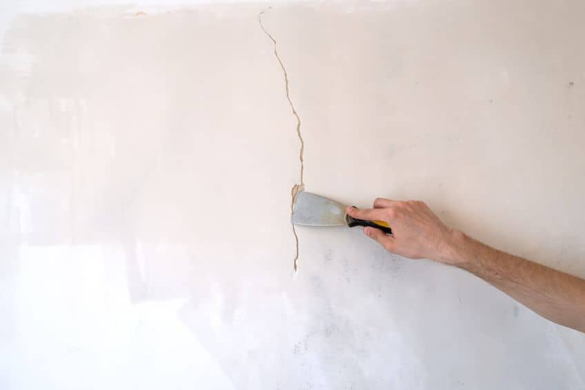 Repair Cracks to Paint Garage Walls