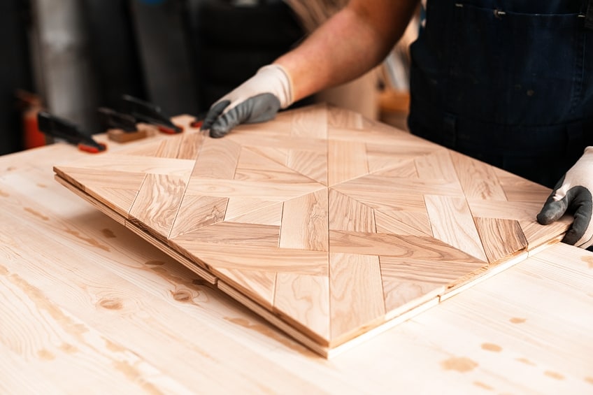 Wood Floor Panel Pattern