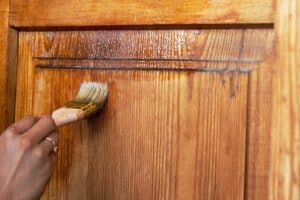 How to Stain a Wood Door – DIY Door Makeover