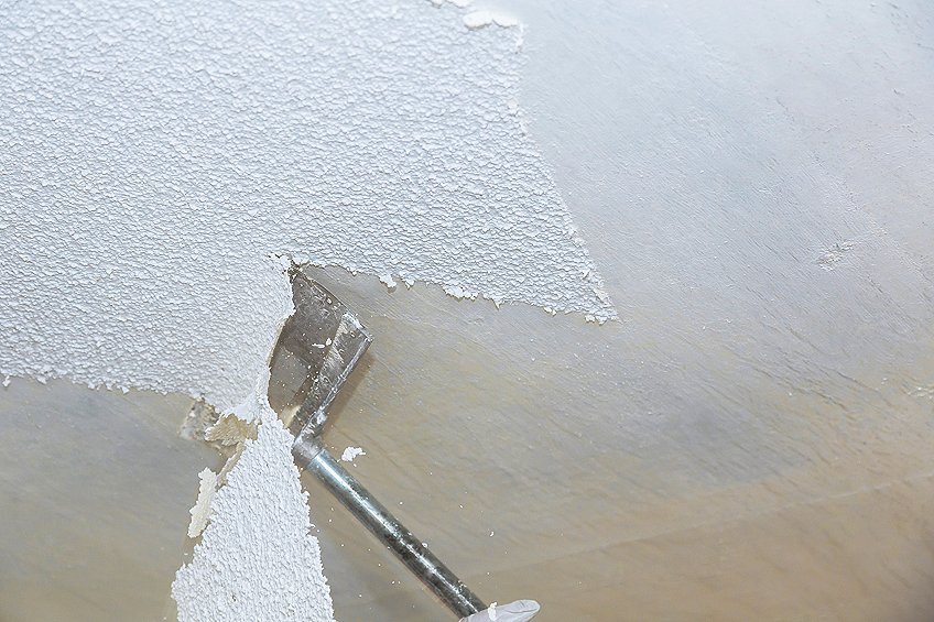 disposal of popcorn ceiling
