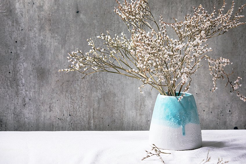 easy ways to paint glass vases
