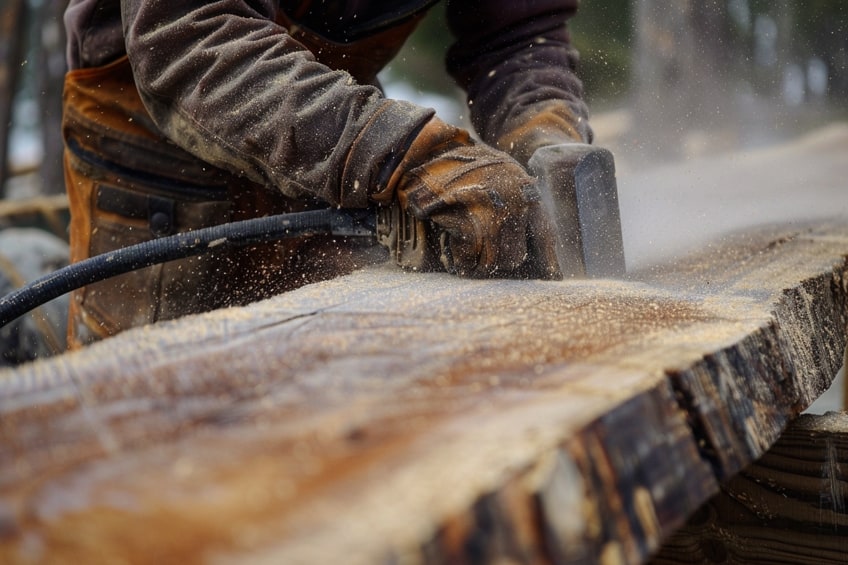 benefits of sandblasting wood