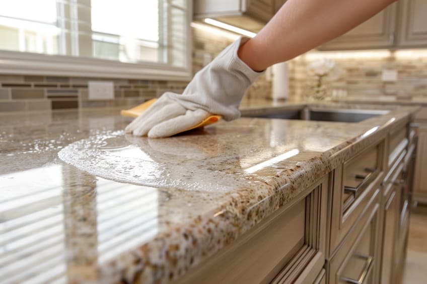long term care for kitchen countertop