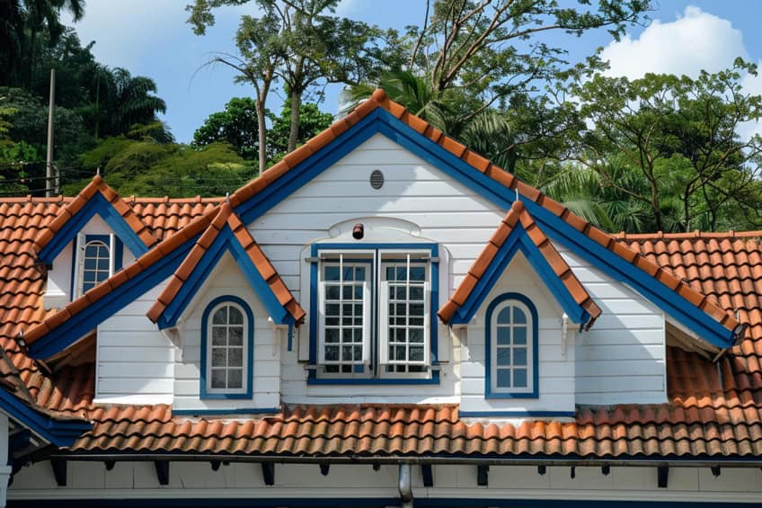 painting roof shingles